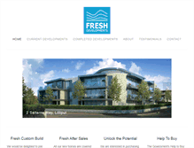 Tablet Screenshot of fresh-developments.com